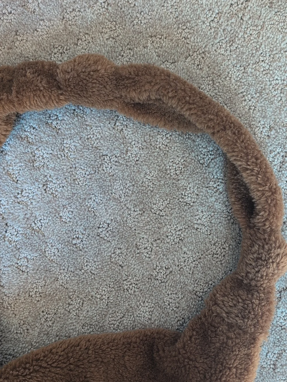 Anthropologie Love Knot Slouchy Bag Teddy Edition